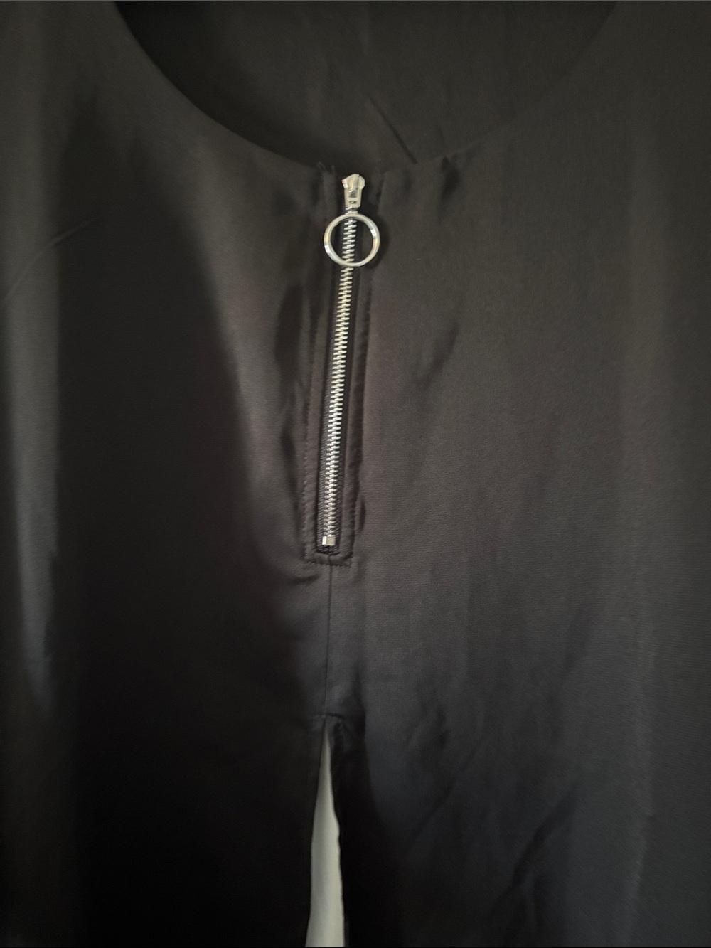 BloomChic Black dress with White Label Detail - Picture 2 of 5